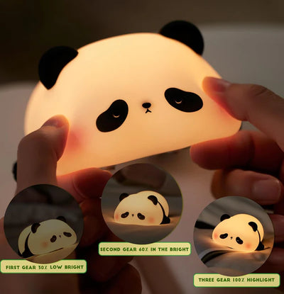 Cute Panda Silicon LED Lamp